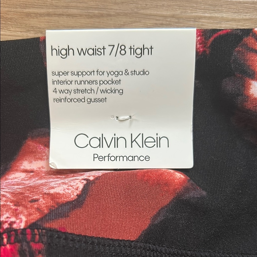 NWT Calvin Klein XL Abstract Print Leggings - Picture 5 of 5